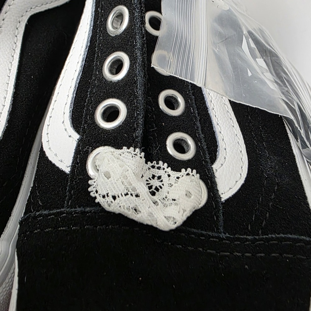 NEW Vans Old Skool Pop Lace  Black- Men's Size 3.5, Women's Size 5 ‎ #999 - Picture 4 of 10